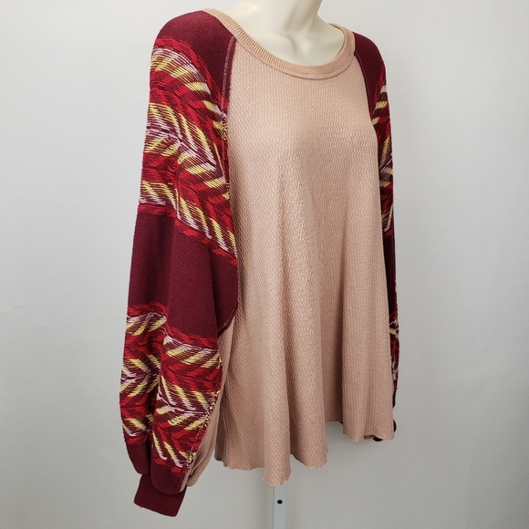 Free People We The Free Rainbow Dreams Top in Arizona Sands size medium - Picture 3 of 10